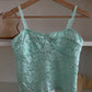Water Green Lace Top